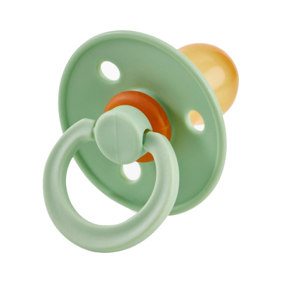 Соска пустышка латексная 6-18 месяцев Happy Baby 13039 light green 1